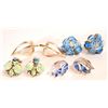 Image 1 : LOT OF 4 PAIRS OF VINTAGE COSTUME JEWELRY EARRINGS