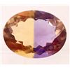 Image 1 : 9.6 CT PURPLE AND GOLDEN AMETRINE