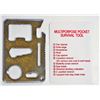 Image 2 : MULTIPURPOSE POCKET SURVIVAL TOOL IN POUCH