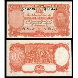 Australia, KGVI, Ten Shillings, Coombs/Watt, 1949, (R.14)  G86/856529