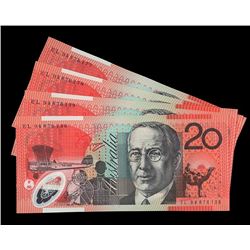 Australia, QEII, Twenty Dollars, 1994, Fraser/Evans, (R.416a)