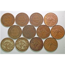 Australia, Penny, 1919-56