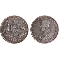 Australia, Florin, 1932, VG/Fine