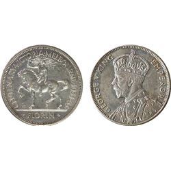 Australia, Florin, 1934-35, Centenary, Unc