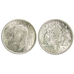 Australia, Florin, 1939, gEF-aUnc