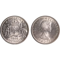 Australia, Florin, 1956, Unc