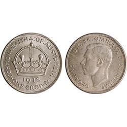 Australia, Crown, 1938, gEF