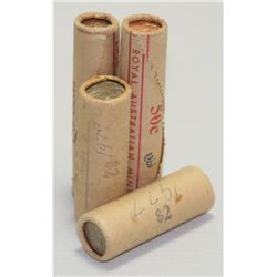 Australia, One - Five Cents, mint roll, 1977-80