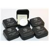 Image 1 : Australia, Perth Mint, specimen 1oz silver Kookaburras, 1996-97