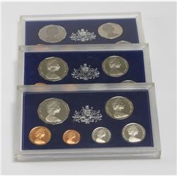 Australia, proof sets, 1969-71