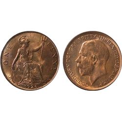 Great Britain, George V, Penny, 1926, Gem/Unc
