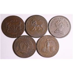 Great Britain, Trade Tokens, accumulation, 1811-12