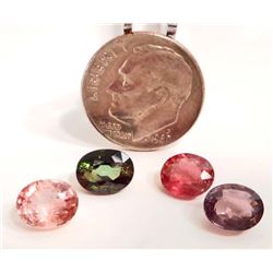 LOT OF MULTICOLOR TOURMALINE GEMSTONES