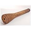 Image 1 : ANTIQUE PRIMITIVE WOODEN INDUSTRIAL SPOOL - 14" LONG