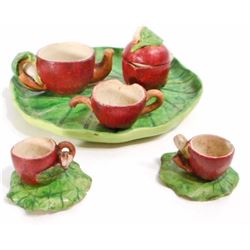 VINTAGE APPLE MINIATURE TEA SET
