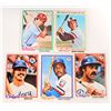 Image 1 : LOT OF 5 1978 TOPPS BASEBALL CARDS - STARS AND SEMI STARS