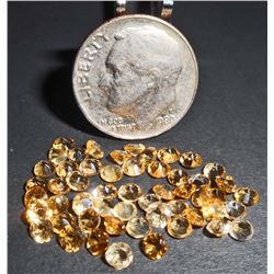 LOT OF CHAMPAGNE QUARTZ GEMSTONES