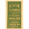 Image 1 : VINTAGE DR BLUMERS REALCURL PERM WAVING BOTTLE LABEL