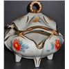Image 1 : VINTAGE HAND PAINTED CANDY DISH W/ LID