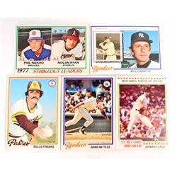 LOT OF 5 1978 TOPPS BASEBALL CARDS - STARS AND SEMI STARS