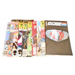 LOT OF 10 VINTAGE GI JOE COMIC BOOKS