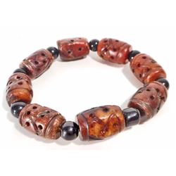 CARVED JADE BRACELET