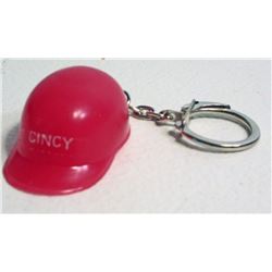 VINTAGE 1960S CINCINNATI REDS BASEBALL HELMET KEYCHAIN