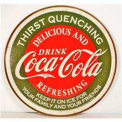 COCA COLA METAL ADVERTISING SIGN - 12 