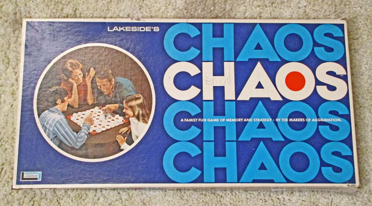 VINTAGE LAKESIDE CHAOS BOARD GAME IN ORIG. BOX