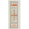 Image 1 : VINTAGE DR BLUMERS LAXAL REMEDY ADVERTISING LABEL