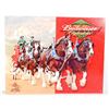 Image 1 : BUDWEISER CLYDESDALES METAL ADVERTISING SIGN - 12.5X16