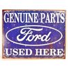 Image 1 : FORD GENUINE PARTS METAL ADVERTISING SIGN - 12.5X16