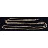 A Victorian belcher link guard chain, weighing approximately 38.9 grms, stamped 9c. See Illustrat...
