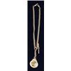 A 9ct gold uniform curb link Albert chain, with T bar and medallion attached, gross weight 41.8 g...