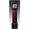 Image 1 : An early George III oak longcase clock, circa 1770, the square hood with concave cornice, lozenge...