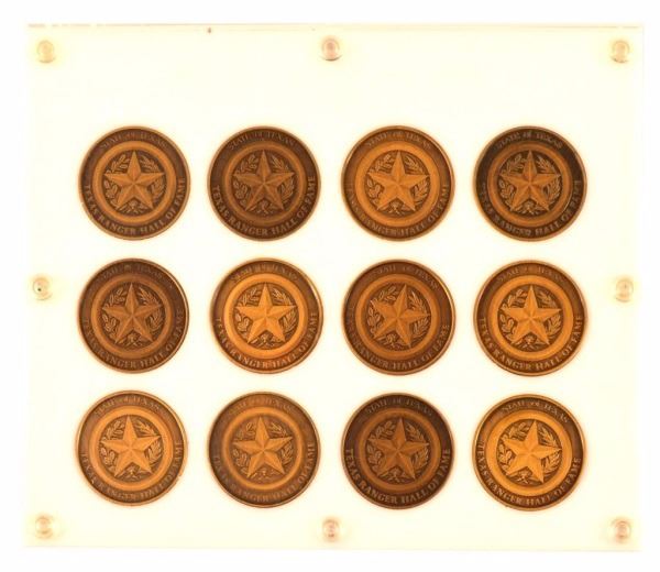 Texas Ranger Hall of Fame Coin Set