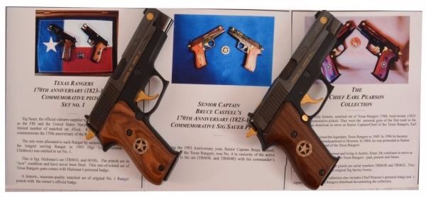 Texas Ranger Edition Pair of Sig Sauer P220s