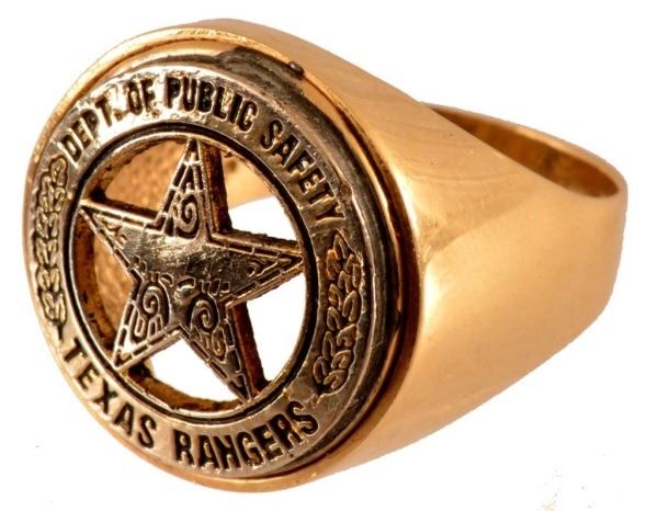 Large Texas Rangers DPS Ring