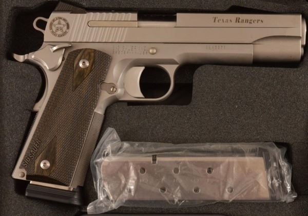 Texas Ranger 45 Texas Ranger Jack Dean's Sig Sauer 1911 .45