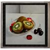 Image 1 : Realism Kiwi FRUIT Signed CANVAS DEALER LIQUIDATION SALE Café & Food Photo Realism Art