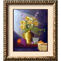 Vase Realistic Painting on Canvas Fantastic Bob Shepherd Art Sale