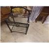 Image 1 : NEW GLASS AND METAL END TABLE