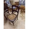 Image 1 : VINTAGE RUSH SEAT CHAIRS - 4 X BID