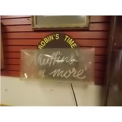 NEON SIGN "MUFFINS & MORE" - WORKING