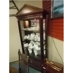 CHINA CABINET - 4 TIER - 6' TALL