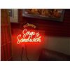Image 1 : NEON SOUP & SANDWICH SIGN - WORKING