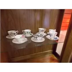 TEA CUPS AND SAUCERS - 7