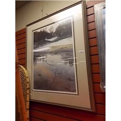 FRAMED LIMITED EDITION PRINT - CRYSTAL COVE MORNING - CAROL EVANS - APPROX. RETAIL $500