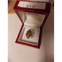 RING - 12 JADE CABACHON STONES
