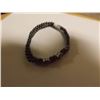 Image 1 : BRACLET - MAGNETIC - WITH DOUBLE STRAND BLACK BEADS